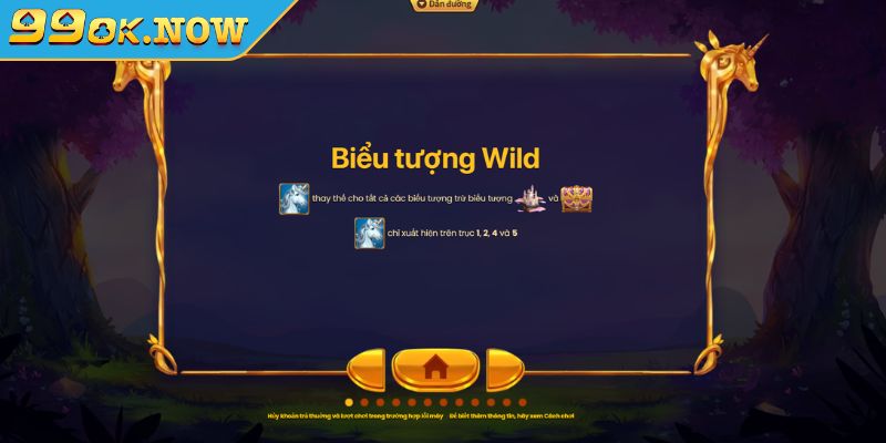 Kỳ Lân Vàng 99OK giải mã bí ẩn tham gia quay hũ thần thoại   3 Biểu Tượng Wild và Scatter